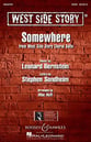 Somewhere SATB choral sheet music cover